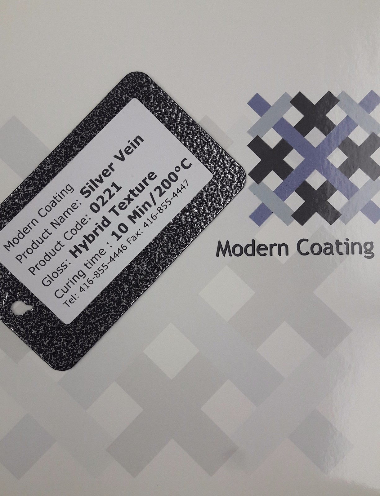 Silver vein Powder coating paint / 5 LB