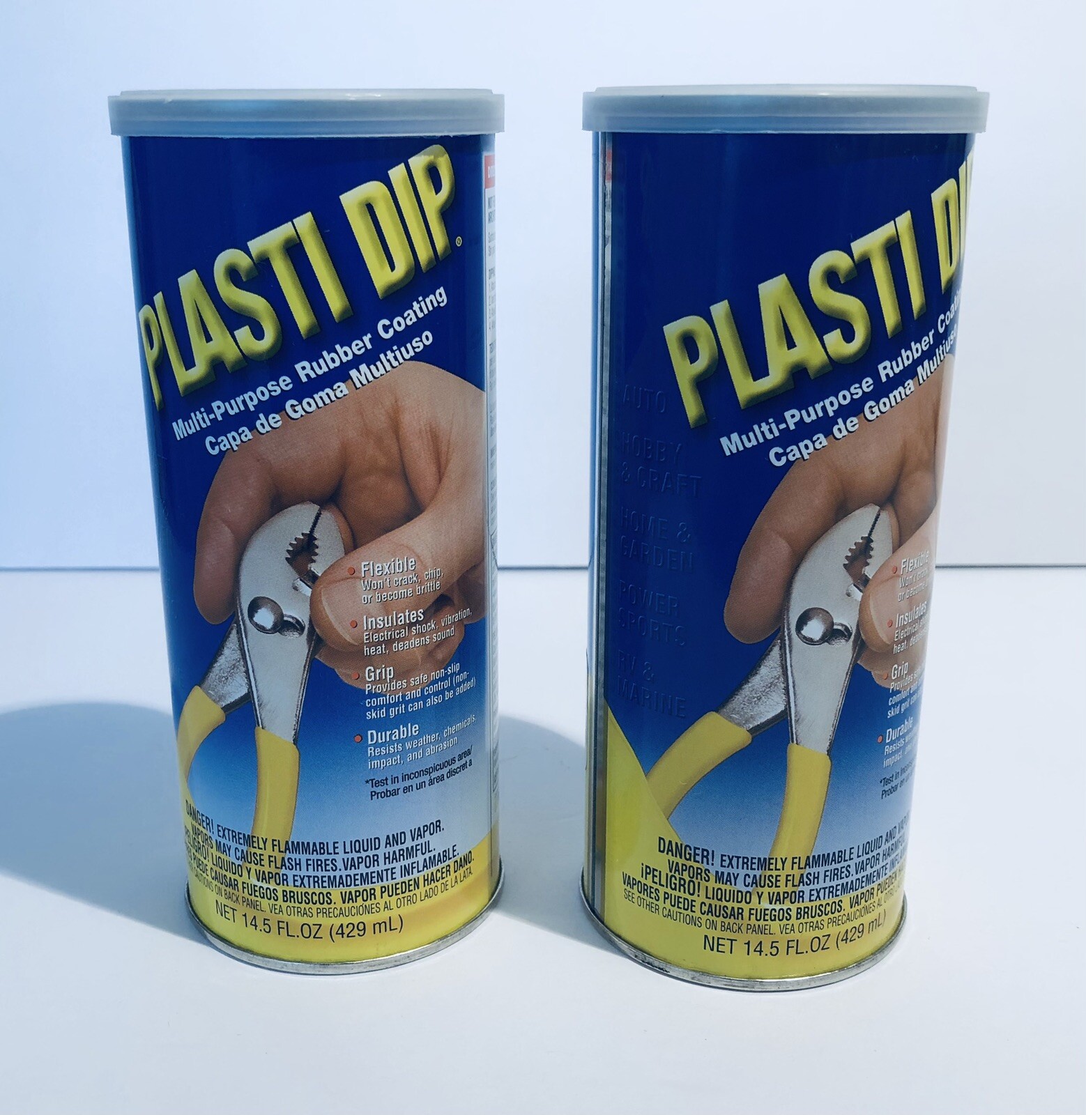 Plasti Dip Multi-Purpose Rubberized Coating Blue Solvent 14.5 oz Can 2-pack