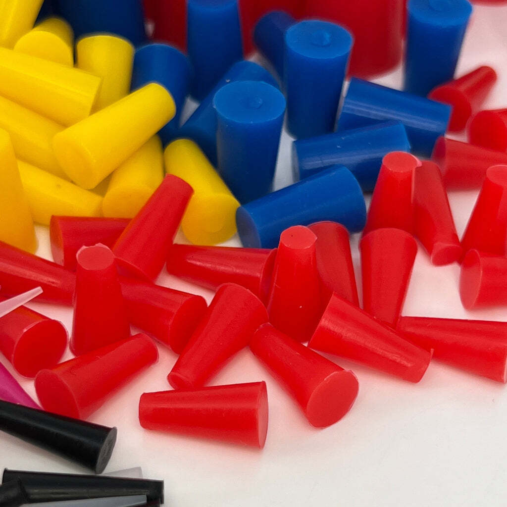 High Temp Masking Supply 235 Piece Silicone Rubber Plug Set – 1/32″ to 1″ Range