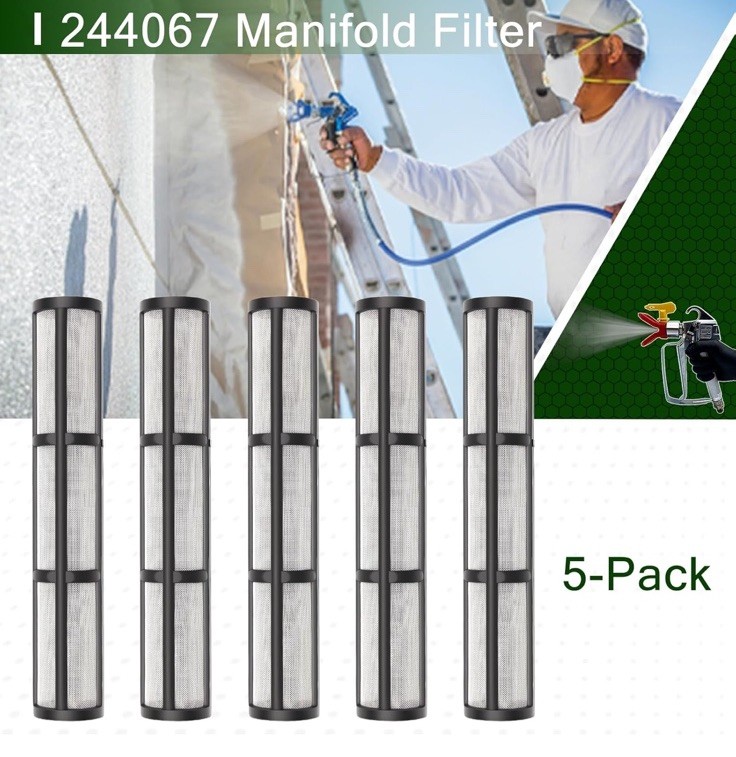 5pcs Fit For 244067 244-067 Easy Out Manifold Filter Latex & Enamels 60 Mesh New