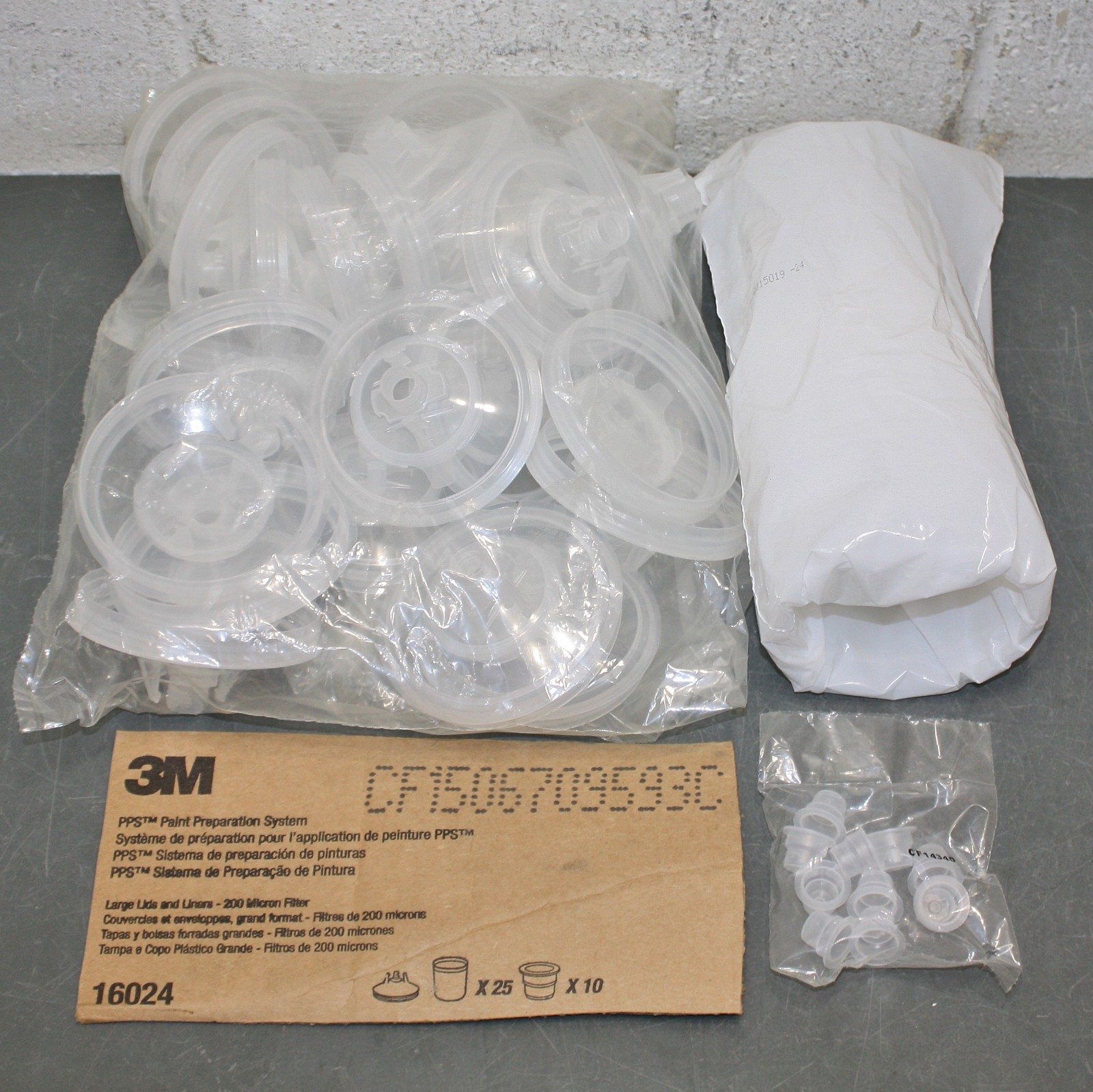 3M PPS Spray Gun Cup Liner Kit 16024, 28 fl oz / 750 ml, 200 Micron