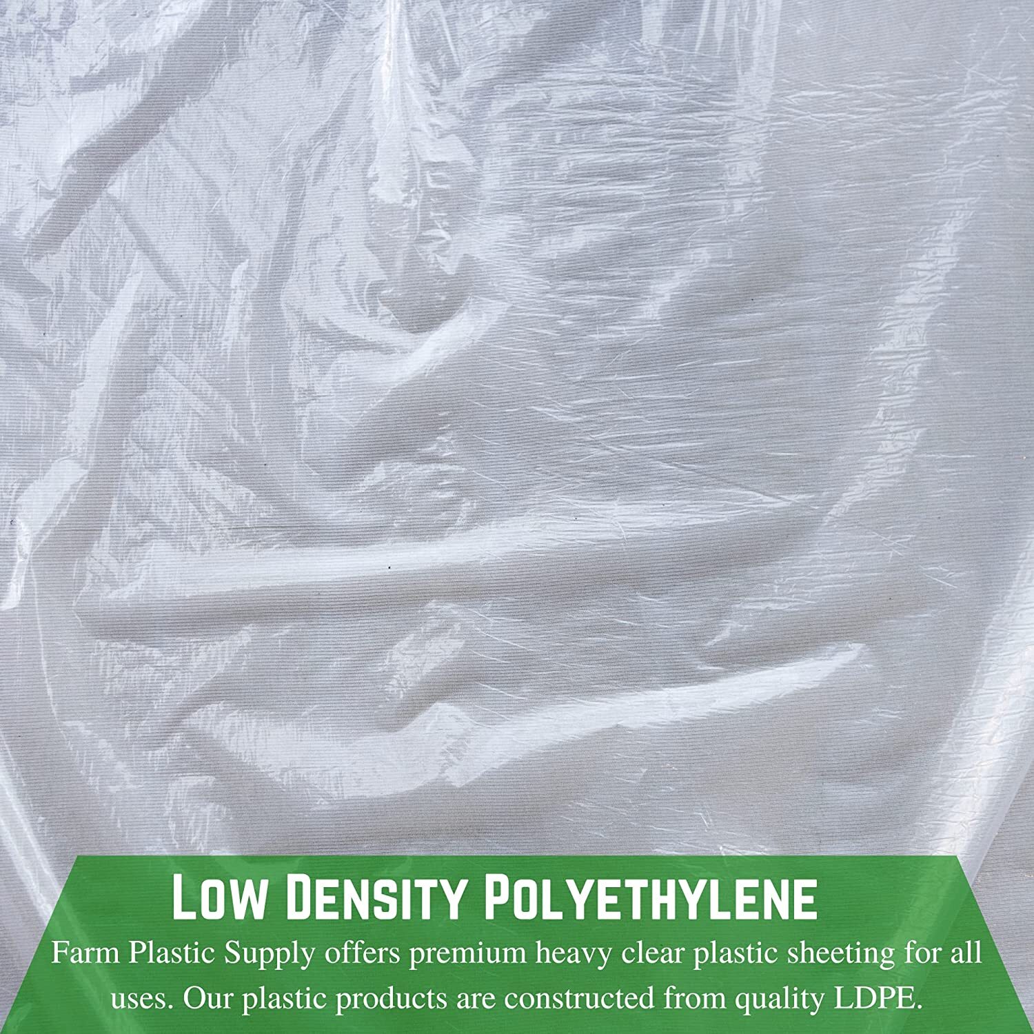 Poly Cover – 6 Mil Clear Plastic Sheeting