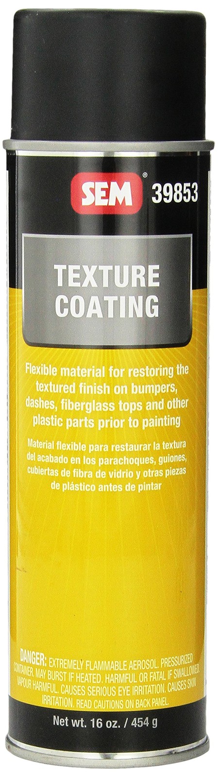 SEM 39853 Black Texture Coating Spray Aerosol-16 oz.