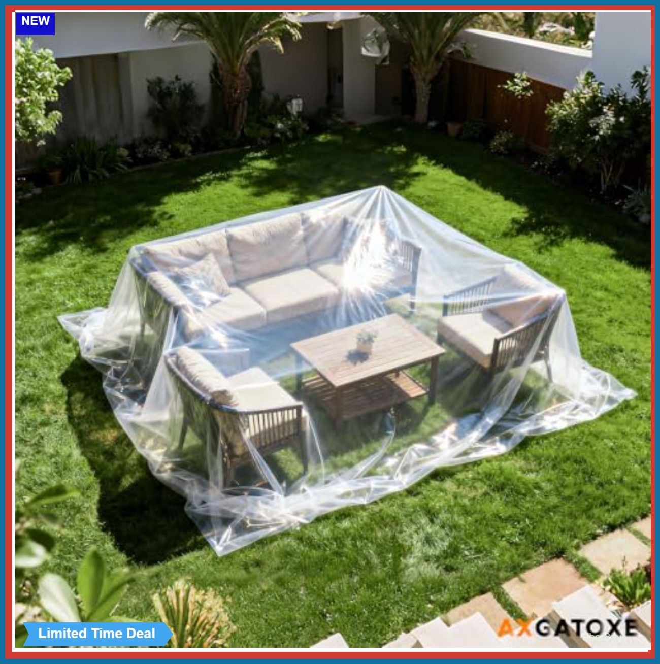 6 Mil 12×25 ft Heavy Duty Plastic Sheeting UV Resistant Tear Proof Greenhouse