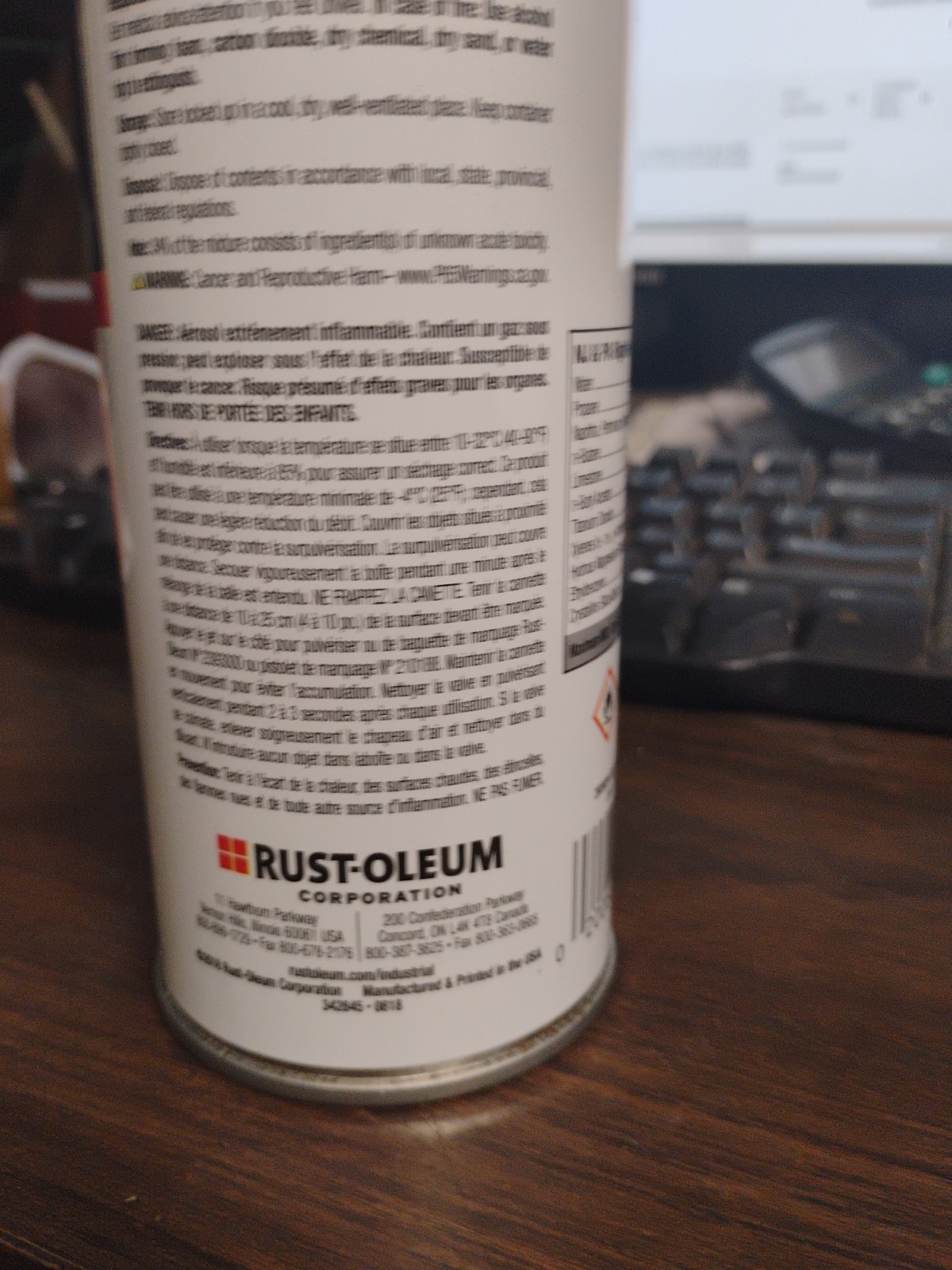 Rust-Oleum Industrial Choice Inverted Line Marking Paint Concrete Grass 17oz