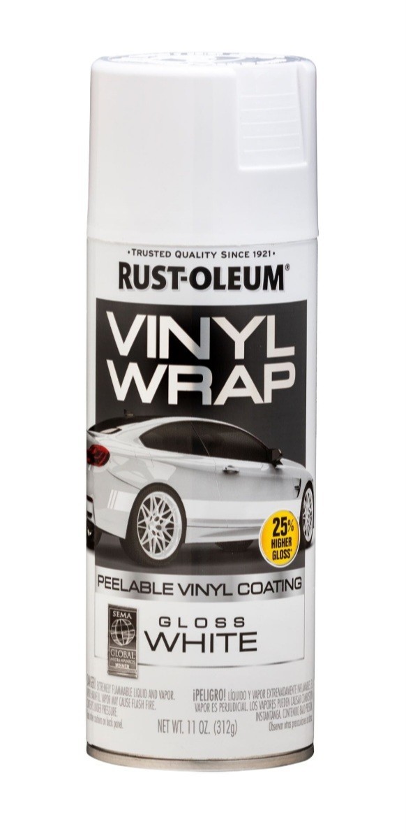 Rust-Oleum Automotive Vinyl Wrap Gloss White Peelable Vinyl Coating