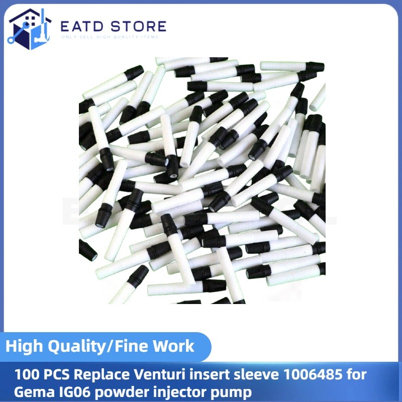 100 PCS Replace Venturi insert sleeve 1006485 for Gema IG06 powder injector pump