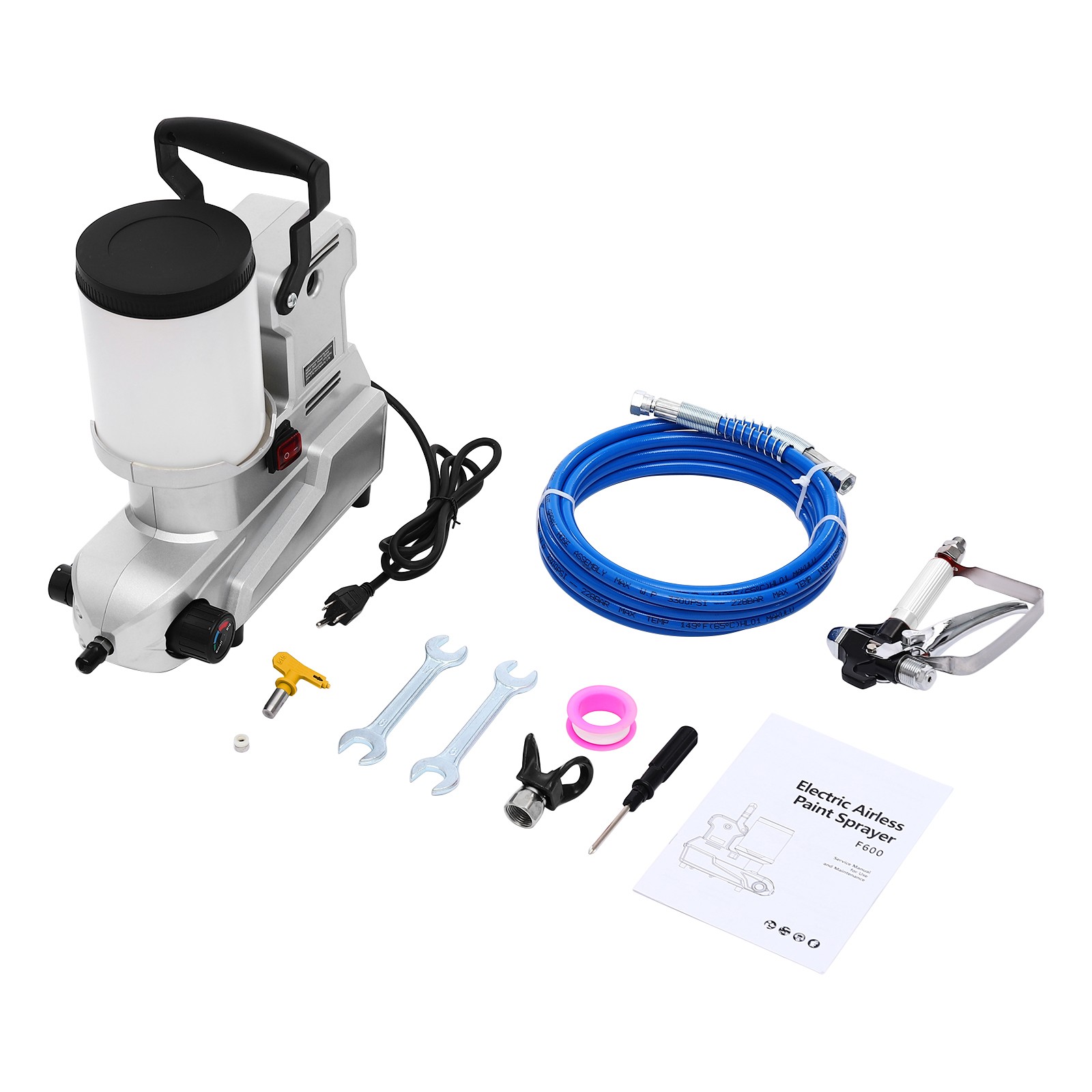 2.5L Airless Electric Paint Sprayer High Pressure Paint Sprayer Painter 120MPa