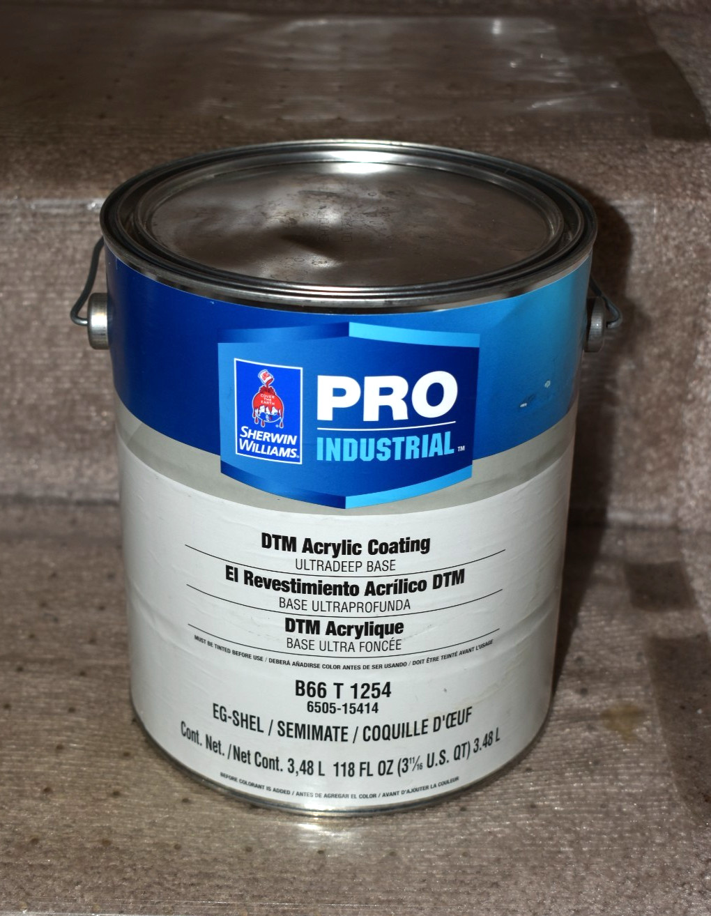 Sherwin WIlliams PRO Industrial Acrylic Coating Ultradeep Base /Eg-Shell/ Gallon
