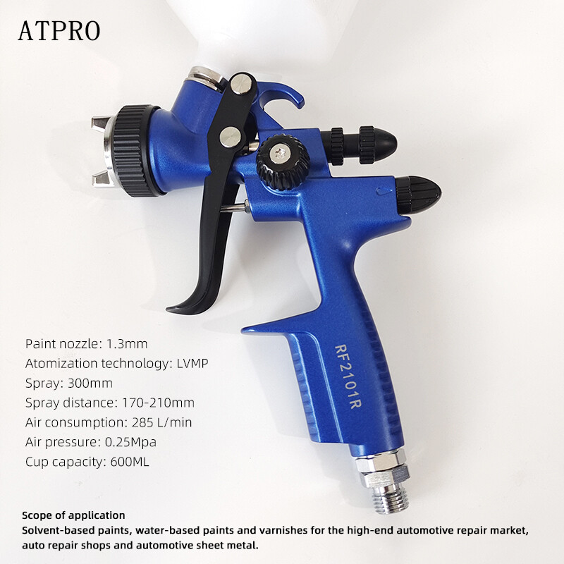 Spray Gun 1500C RP Painting Gun 1.3mm Nozzle Paint Gun Water Based Professional