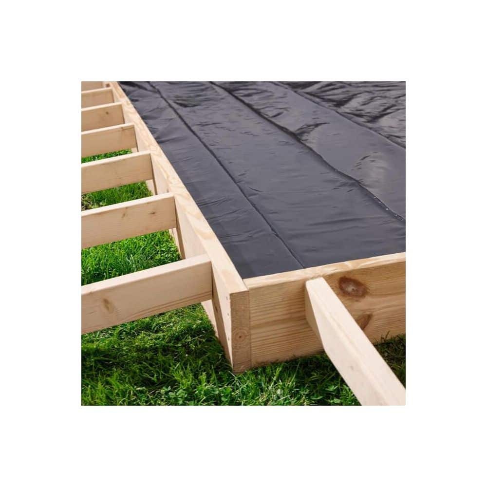 HDX 10 ft. x 100 ft. Black 6 mil Plastic Sheeting