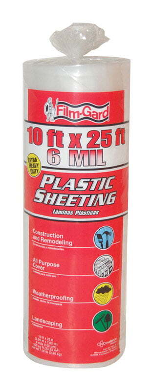 Berry Plastics Corp MH776 Film Gard 10-Feet x 25-Feet 6-Mil Clear