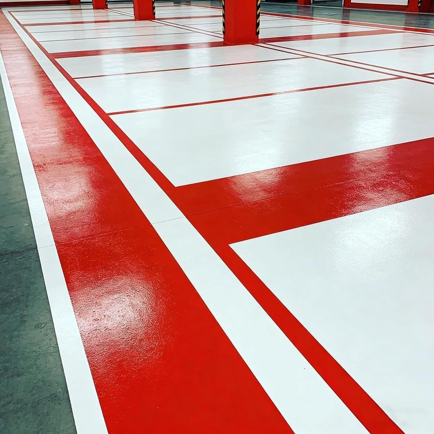 ShangTianFeng Professional Epoxy Floor Paint Kit – 1 Gallon Red Acrylic