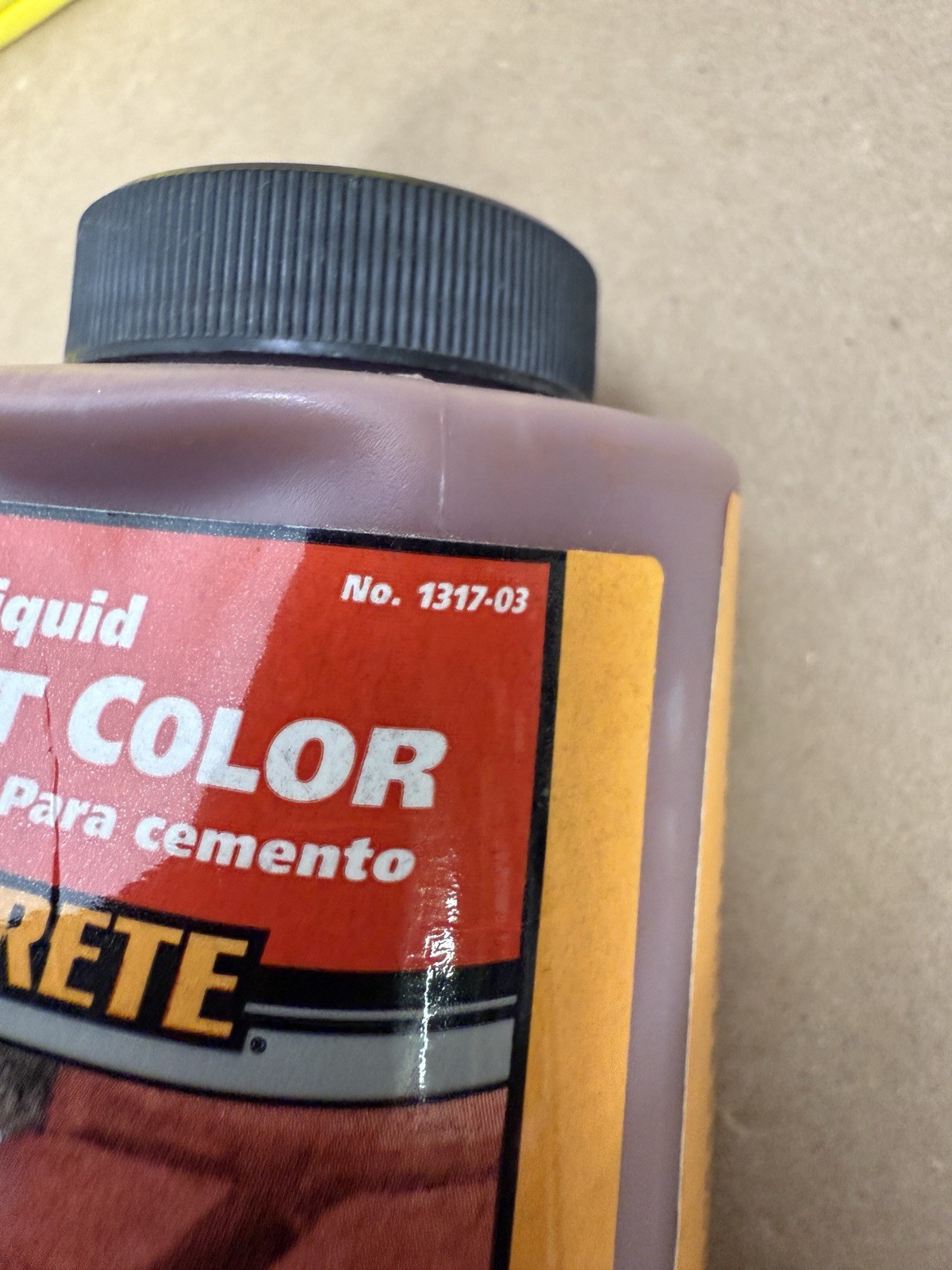 Quikrete 1317-03 Liquid Cement Color, Red, NET 10 FL. OZ.(296 mL) New Sealed