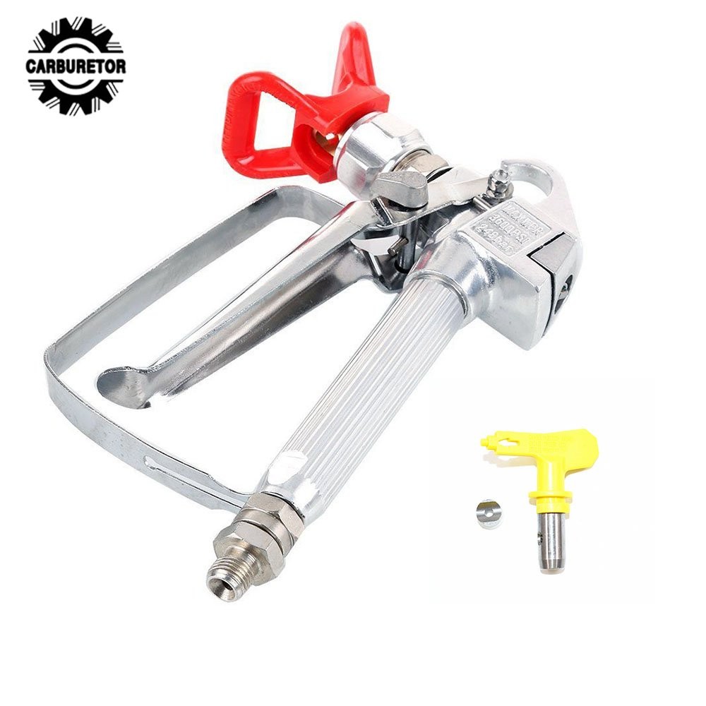 1 PC 3600 PSI Airless Paint Spray Gun with 517 Tip & Tip Guard Fit For Sprayers