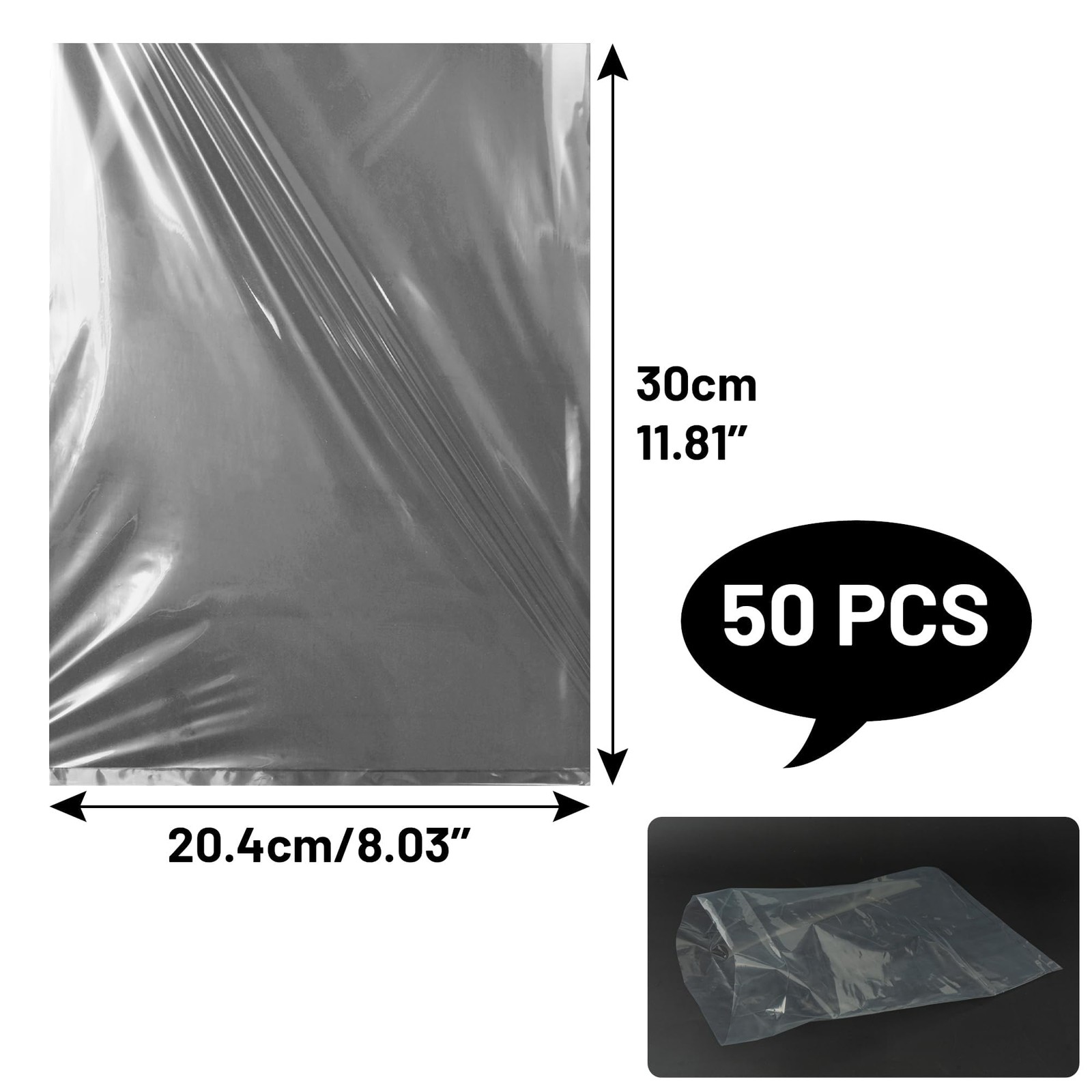 50 Pcs Paint Sprayer Liners Bags, Transparent Cup Plastic transparent