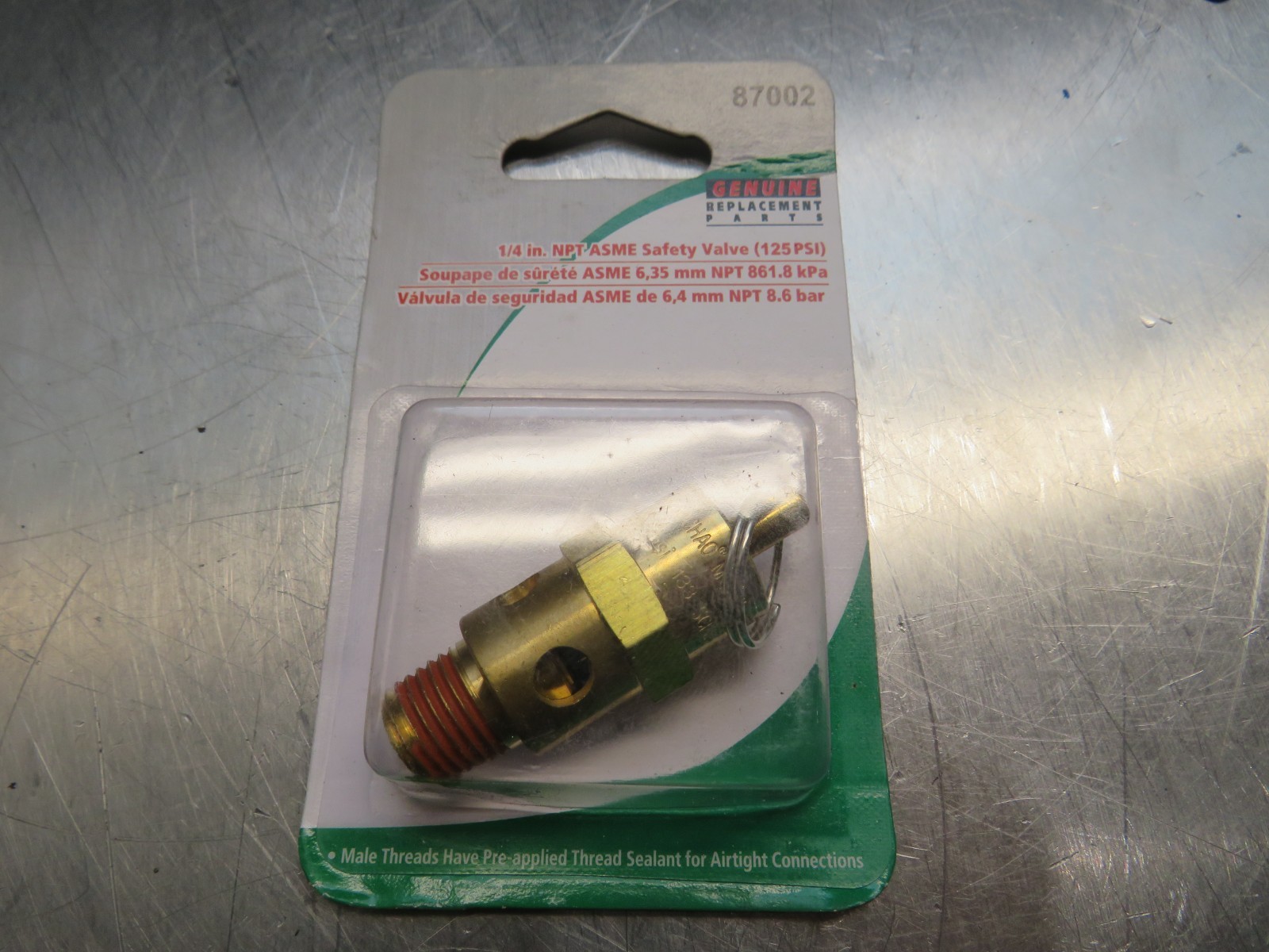 87002 Relief Valve 125psi