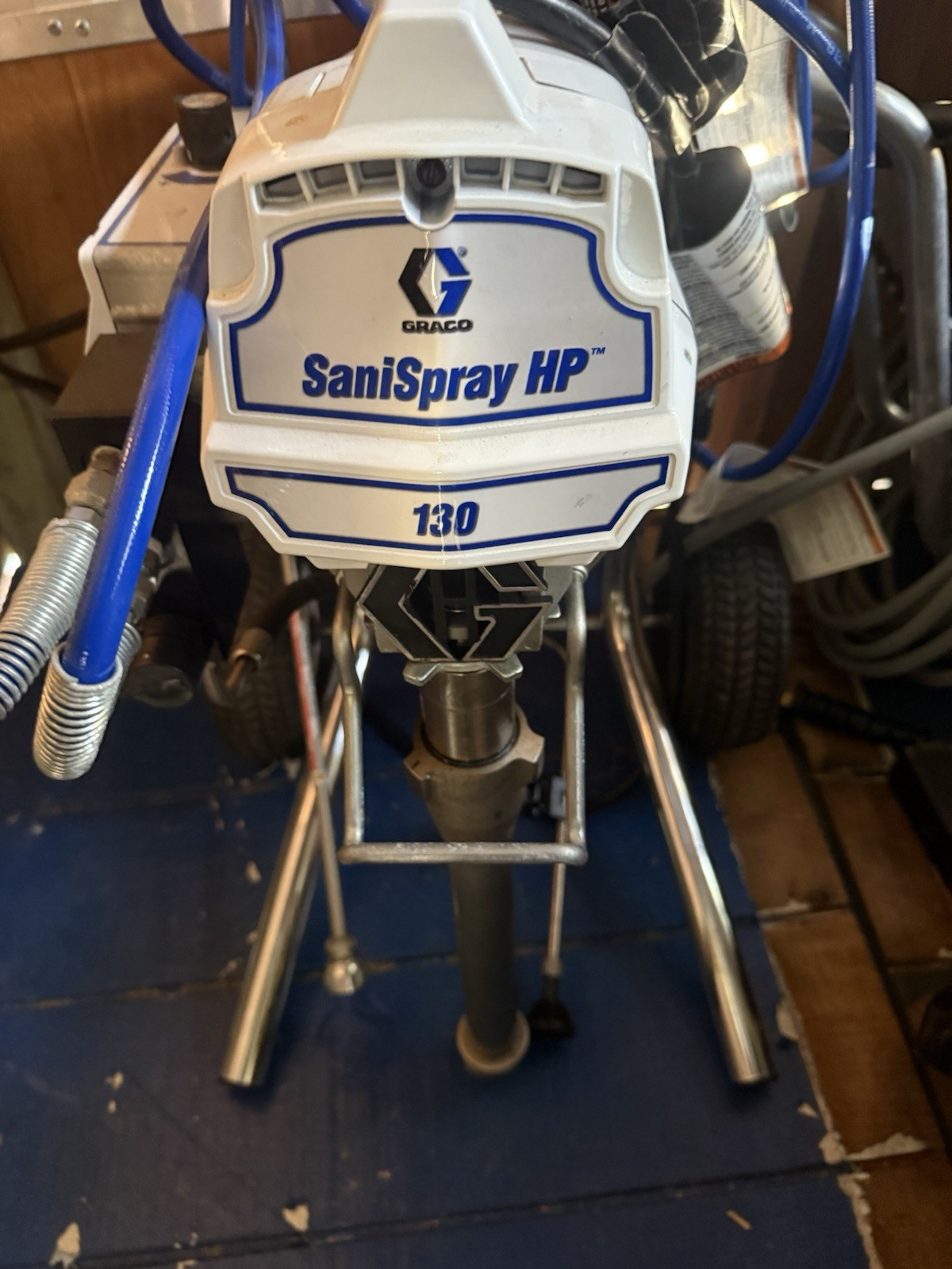 Graco SaniSpray HP 130 Professional Disinfectant Sprayer w/HoseCartAccessories