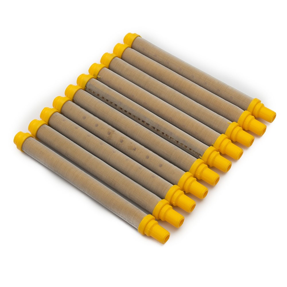 10pcs 100Mesh Airless Spray Tool Fine Filters Insert Stainless Steel Replacement