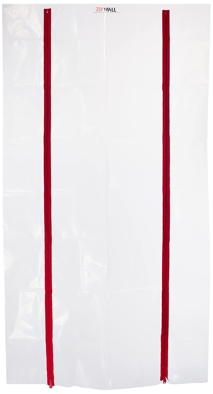 ZIPWALL ZipDoor ZDS Standard Dust Barrier Zipper Door Kit 1 Pack Red