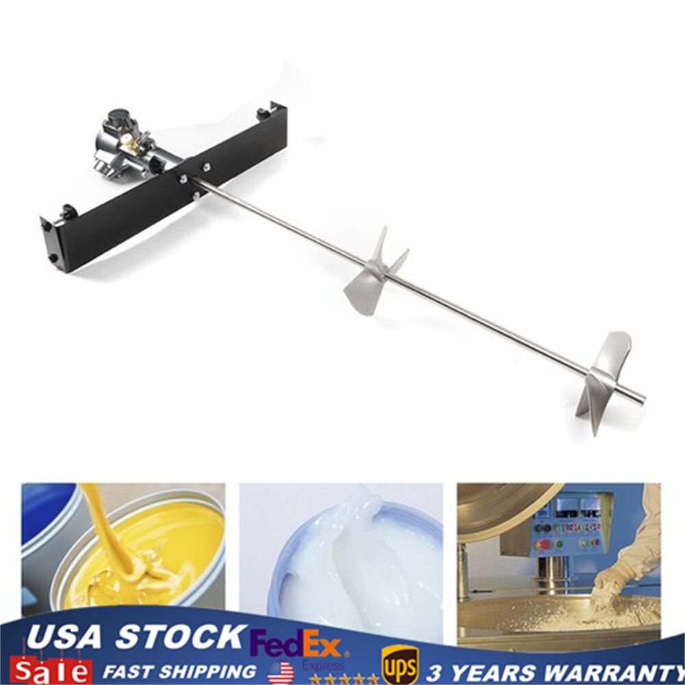 50 Gallon Pneumatic Paint Mixer Tank Barrel Paint Mixing Air Mix Blender Shaker