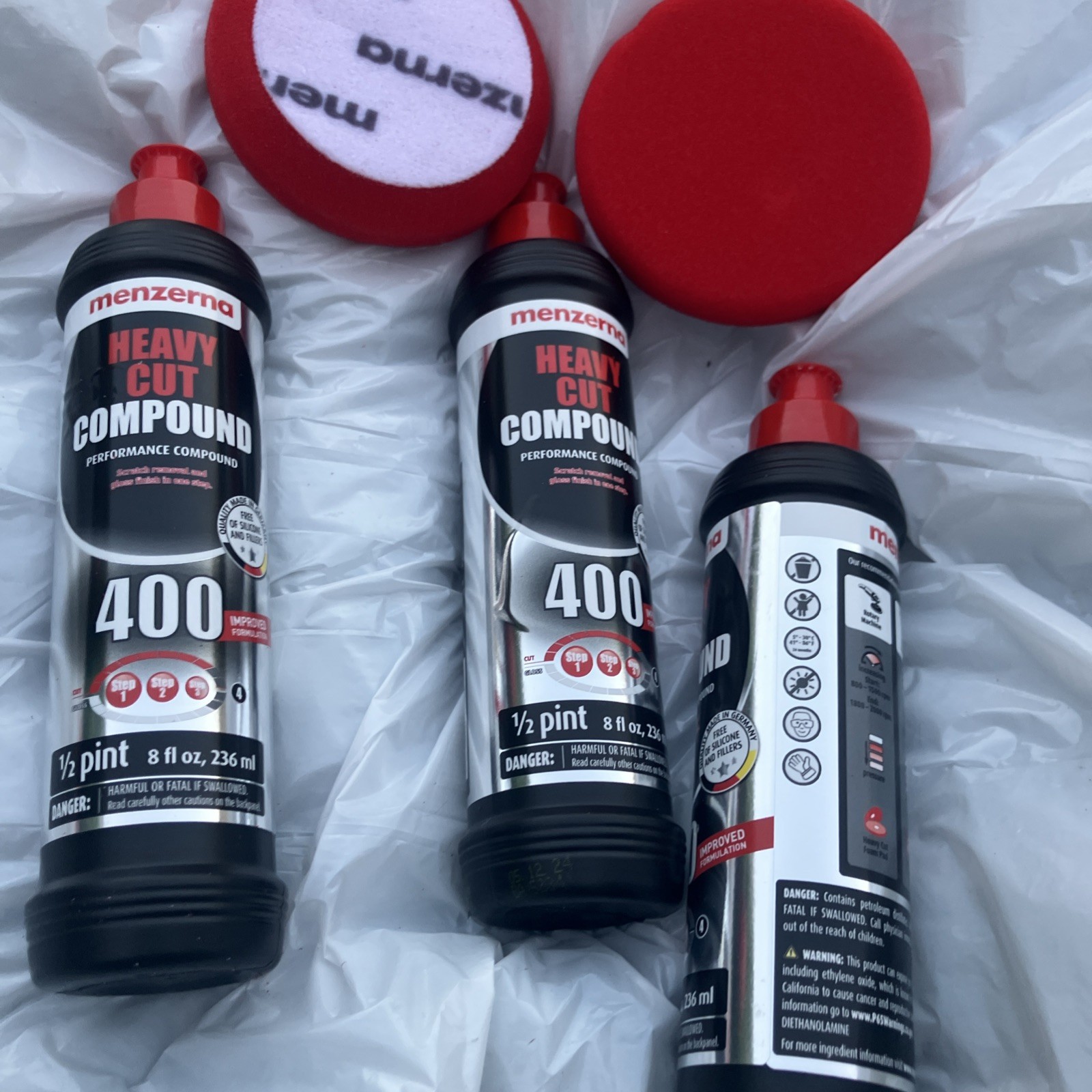 menzerna Heavy Cut Compound 400″ Car Polish I Cut, Medium & Finish.