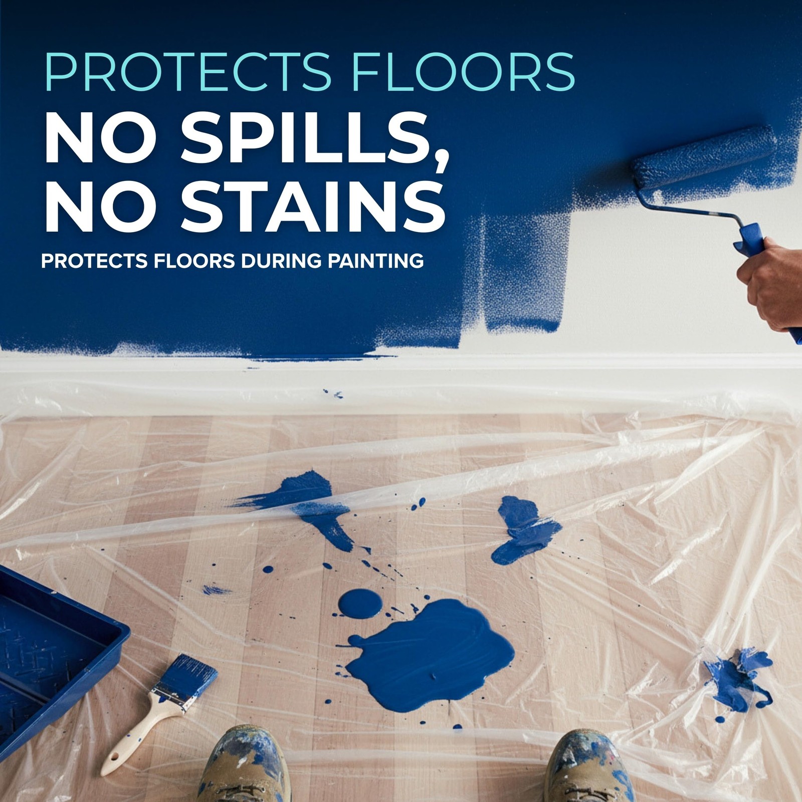 Tapix 12 X 9 Ft Drop Cloths Tarps For Painting Waterproof Protection