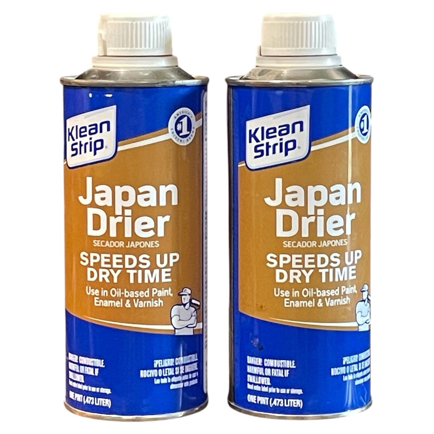 Klean Strip Japan Drier Drying Accelerant One Pint Lot Of 2 NEW