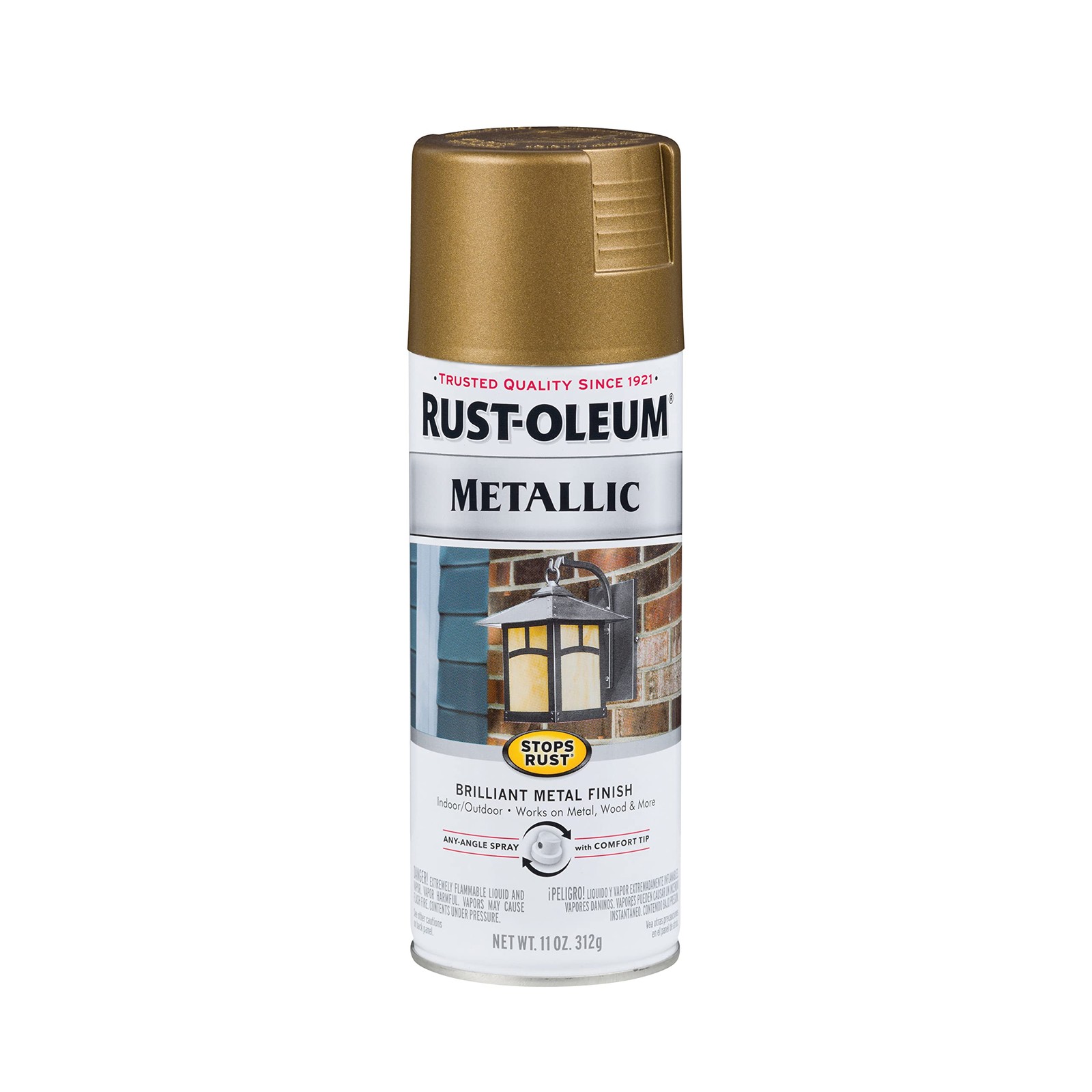 Rust-Oleum 313142 Stops Rust Metallic 11 Ounce (Pack of 1), Champagne Bronze