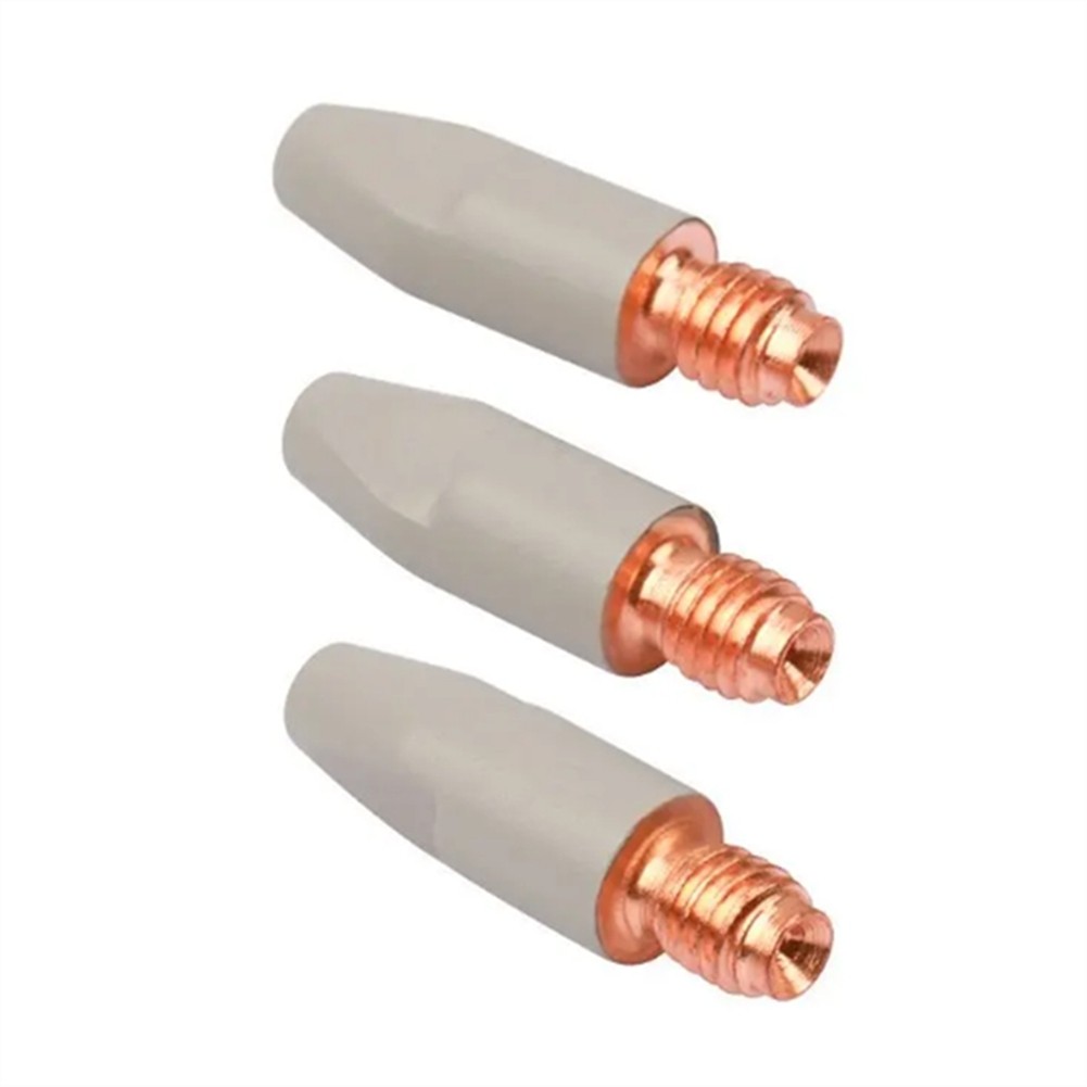 10PCS 24KD Welding Contact Tips Coating Protect M6 Gas Nozzle Tip 1.0mm MIG8925