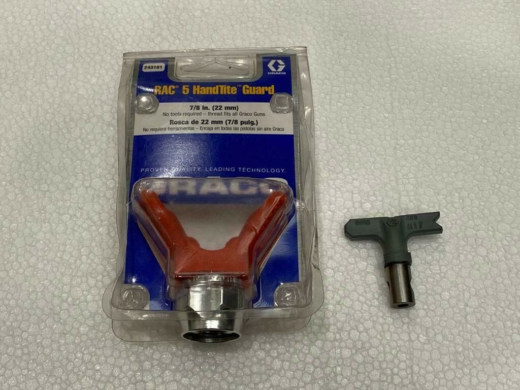 GRACO RAC 5 HANDTITE GUARD 7/8″ (22 MM) WITH GHD 617 REVERSIBLE TIP