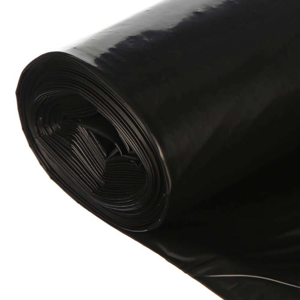 3.5 Mil 10 ft x 25 ft Black Plastic Sheeting Cover Film Poly Tarp Roll for Paint