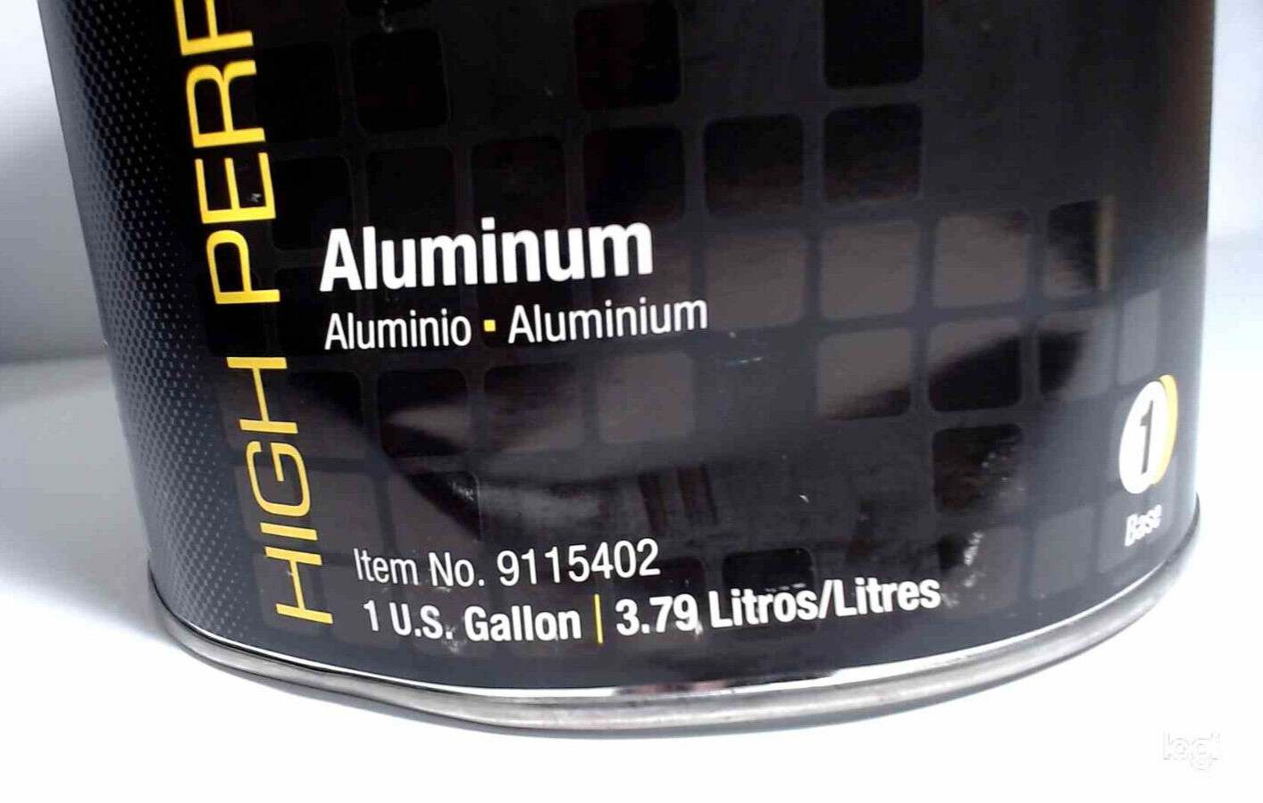 Epoxy Mastic Coat Rust Oleum 9115402 Epoxy ALUM. Semi Gloss, 1 Gal, 125-225 FT