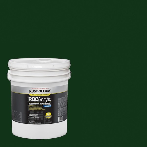 Rust-Oleum 316543 Acrylic Enamel Coating, Forest Green, 5Gal