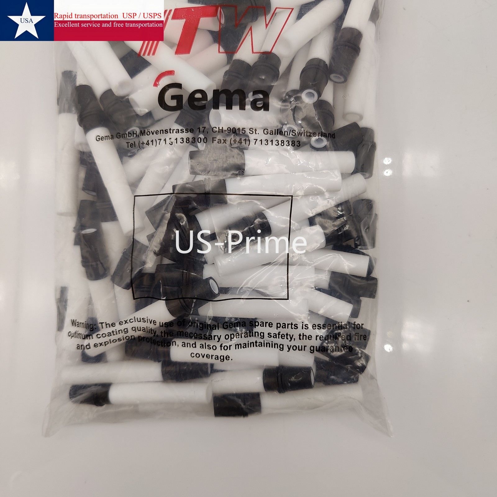 100PC Replacement Venturi insert sleeve Fits Gema powder spray pump IG06 1006485