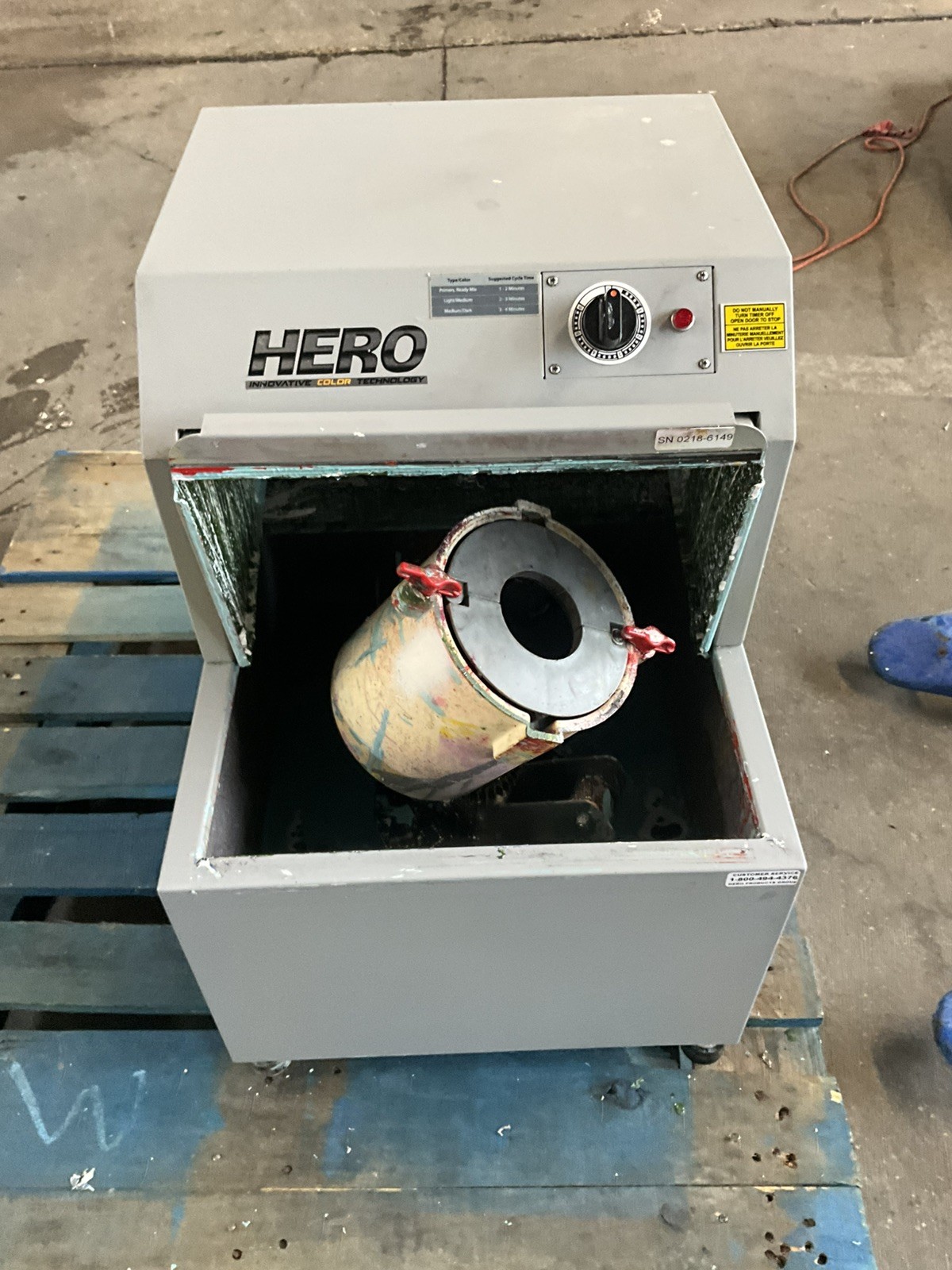 HERO S2425 one Gallon Pint PAINT Shaker Mixer Vortex Automotive Paint Store