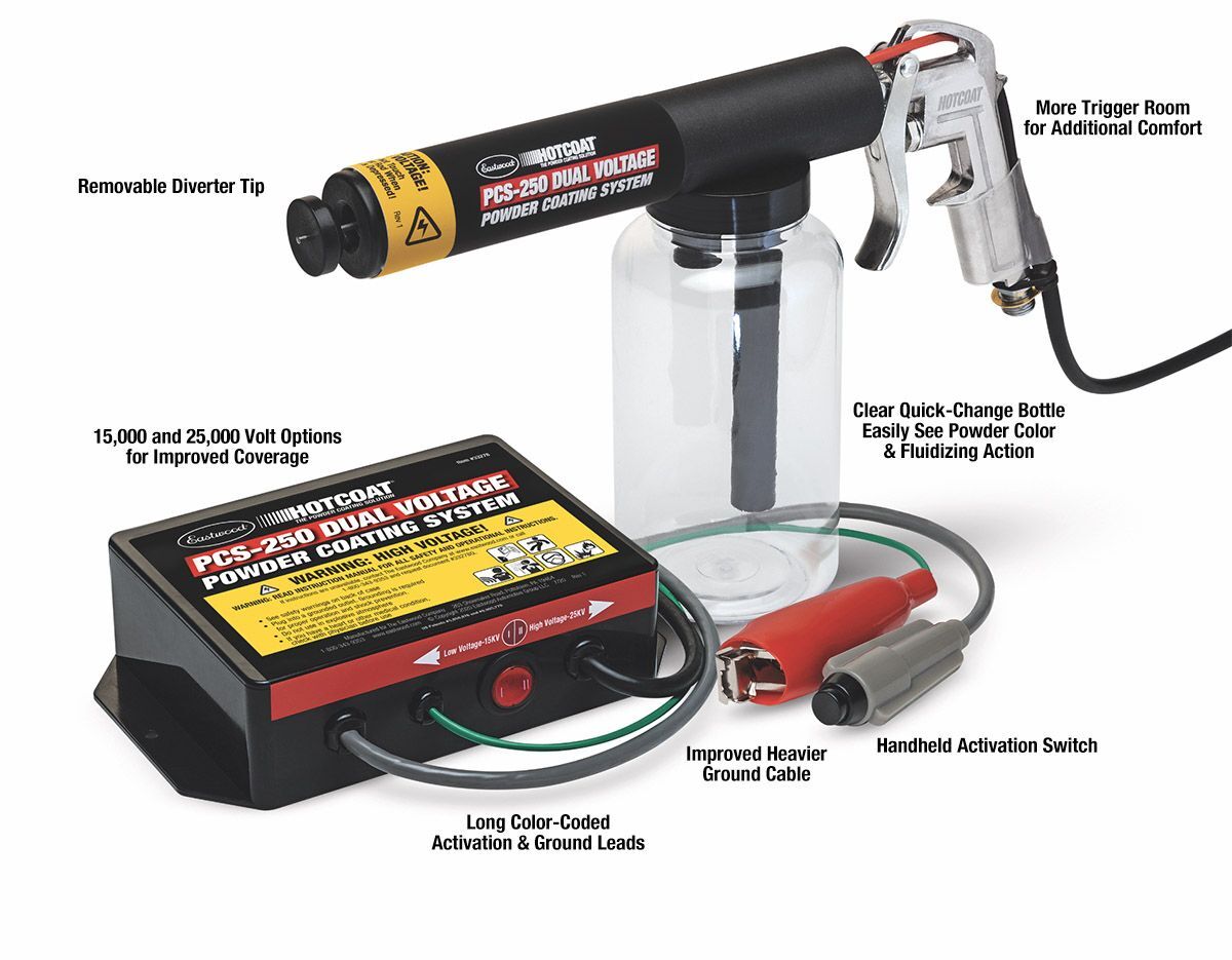 Eastwood HotCoat® PCS-250 Powder Coating System and Benchtop Oven Kit