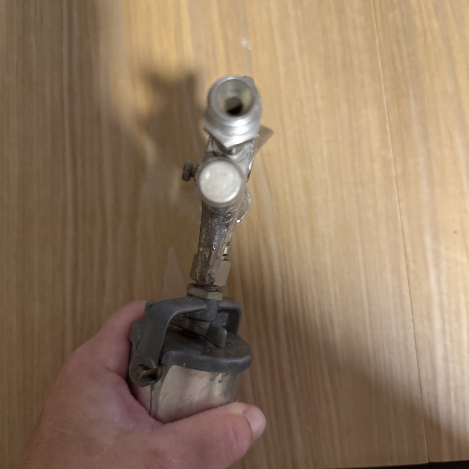 Vintage Binks Model 115 Conventional Touch-up Paint Spray Gun with 78SD Nozzle