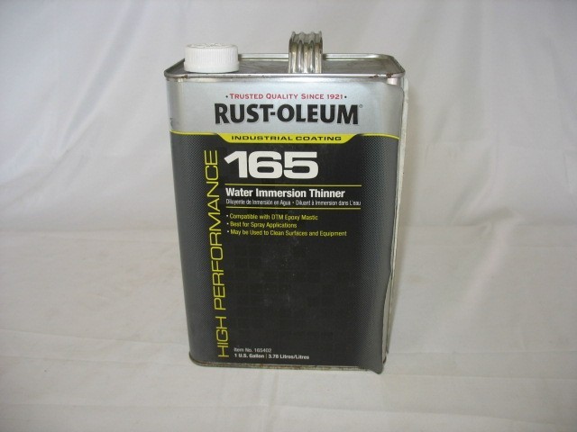 RUST-OLEUM 165 WATER IMMERSION THINNER 1 GAL #165402