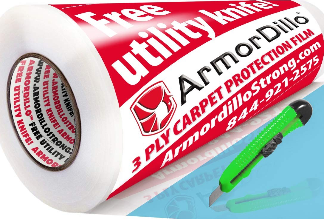 Armordillo Premium Super Thick Heavy-Duty Carpet Film 24 X200