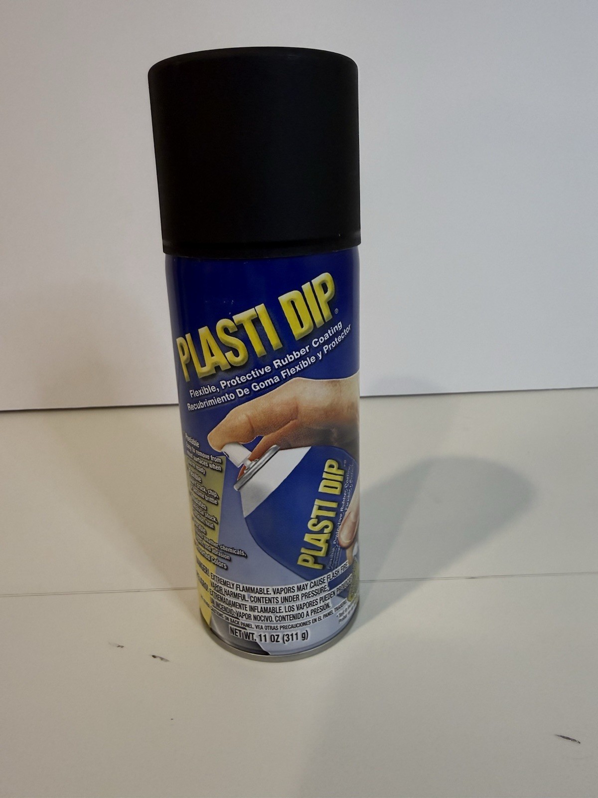 GLOSSY Black 11oz Aerosol Can of Plasti Dip Ready to Spray Peelable Paint