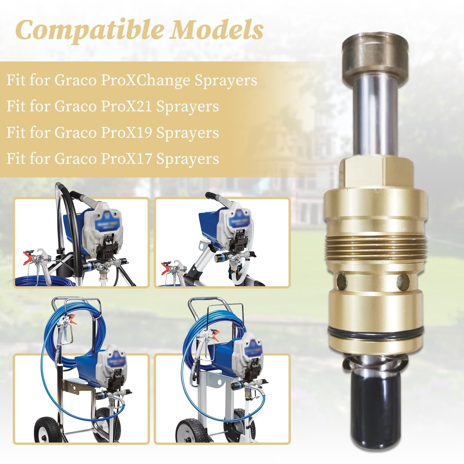 24Y472 ProX Change Pump Repair Kit for Graco Sprayer Magnum ProX17 ProX19 ProX21