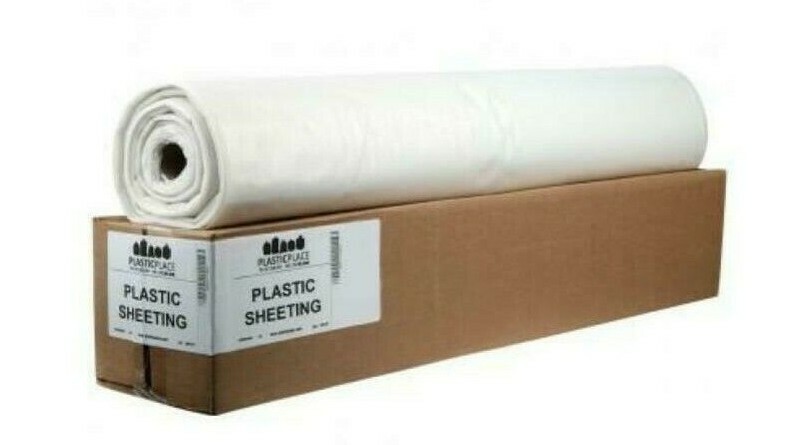 Plasticplace Extra Heavy Clear Plastic Sheeting, 6 Mil, 1 Roll / case