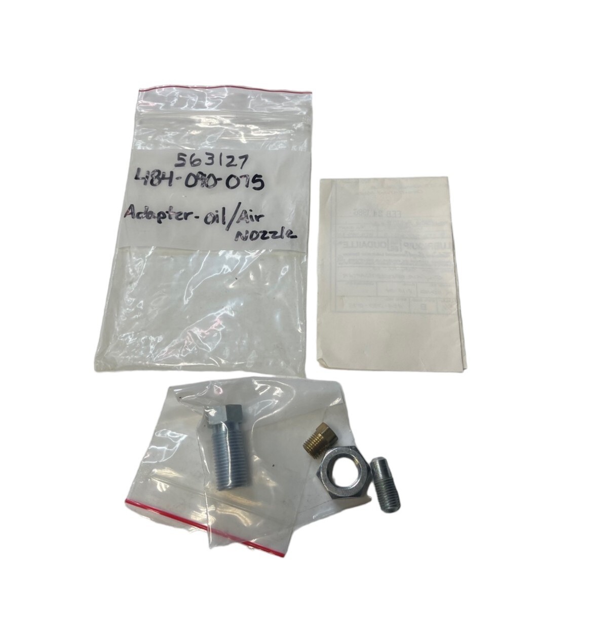 Graco 563127, 484-090-075 Adapter – Oil/Air Nozzle **FREE SHIPPING**