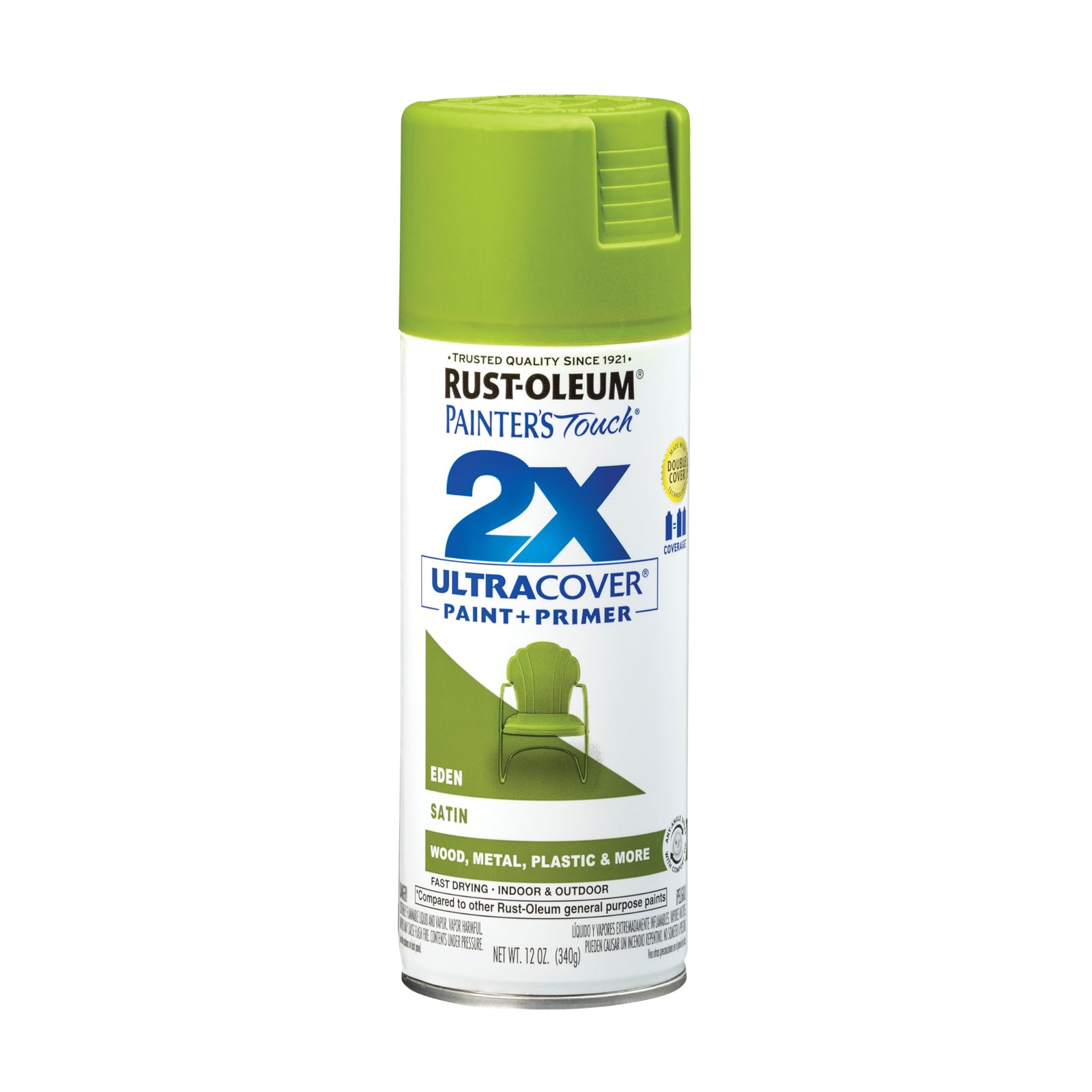 Rust-Oleum 257418 Painter’s Touch 2X Ultra 12 Ounce (Pack of 1), Satin Eden