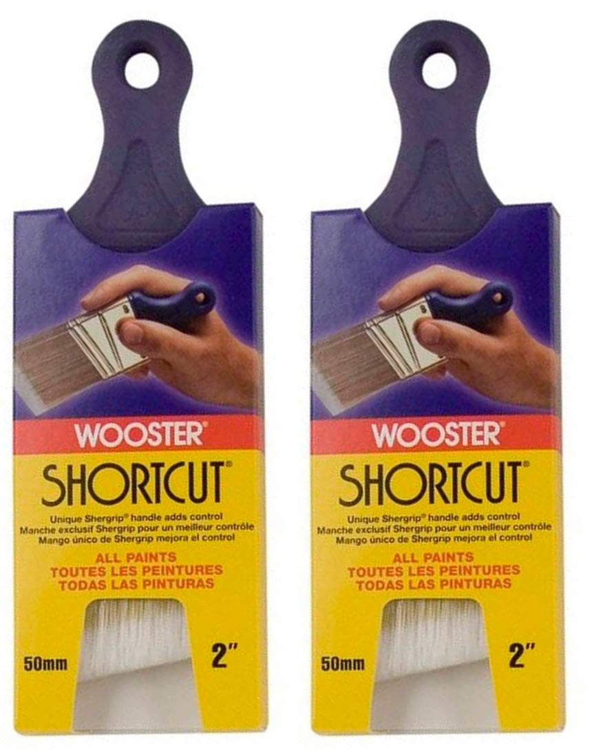 Wooster Brush Q3211-2 Shortcut Angle Sash Pack of 12, Gold,purple,white
