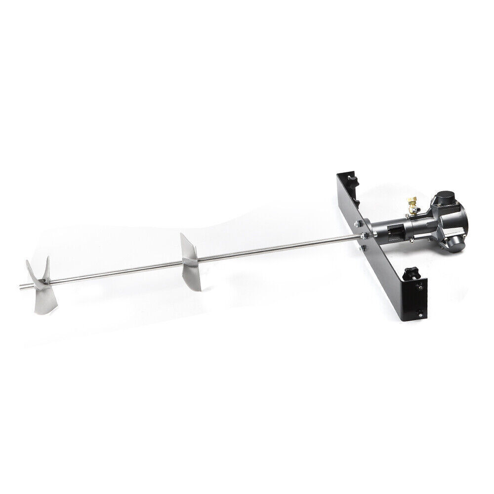 50 Gallon Pneumatic Barrel Mixer with 1/2 Hp Motor for Efficient Mixing
