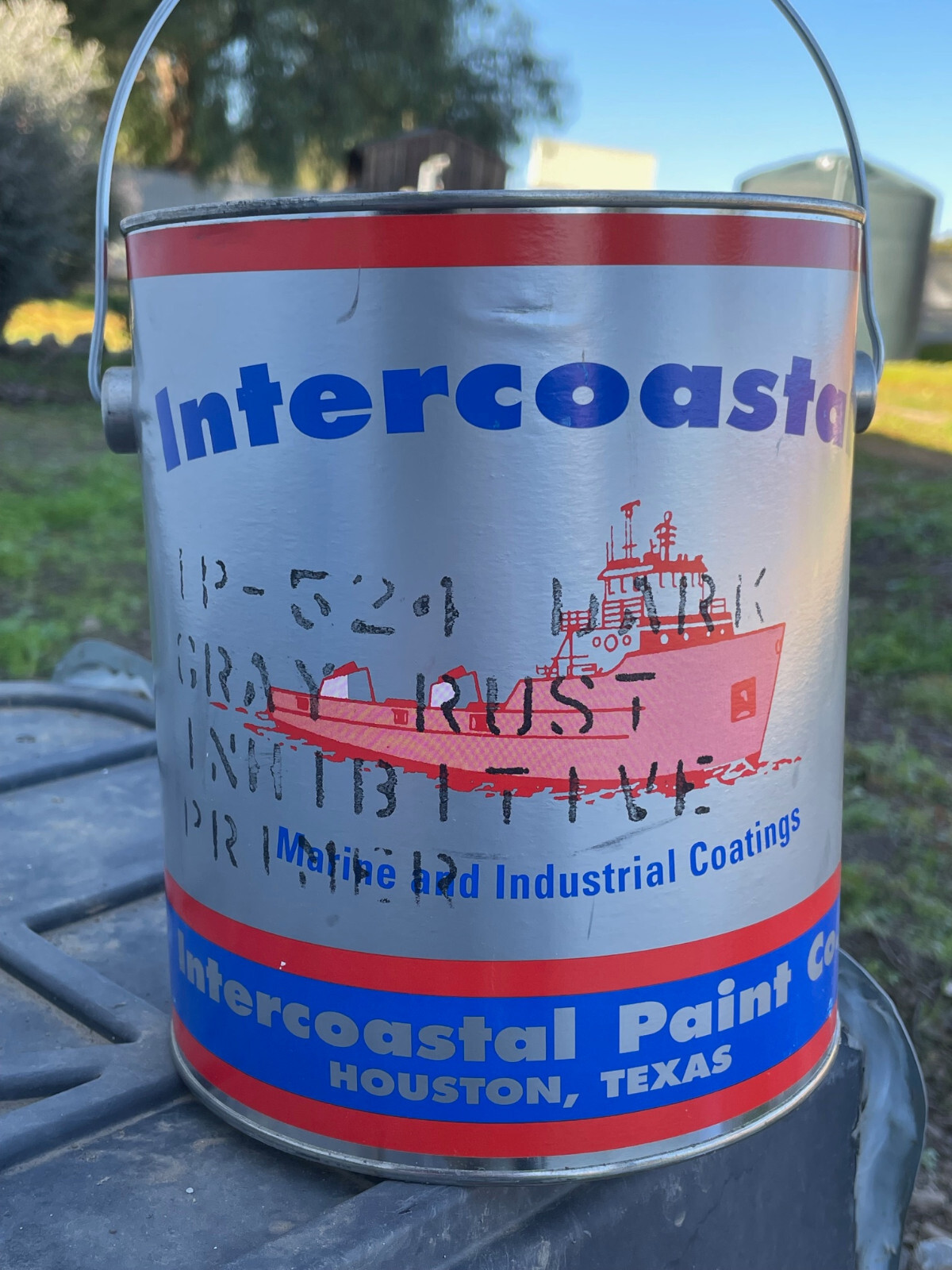Intercoastal Paint Co. – 1-gallon can DARK GRAY RUST INHIBITIVE PRIMER – IP-524
