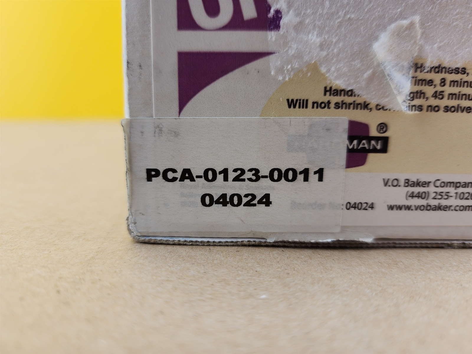 Hardman 04024 Double/Bubble Urethane A-85 Adhesive, Purple 3.5g Packet (100/box)