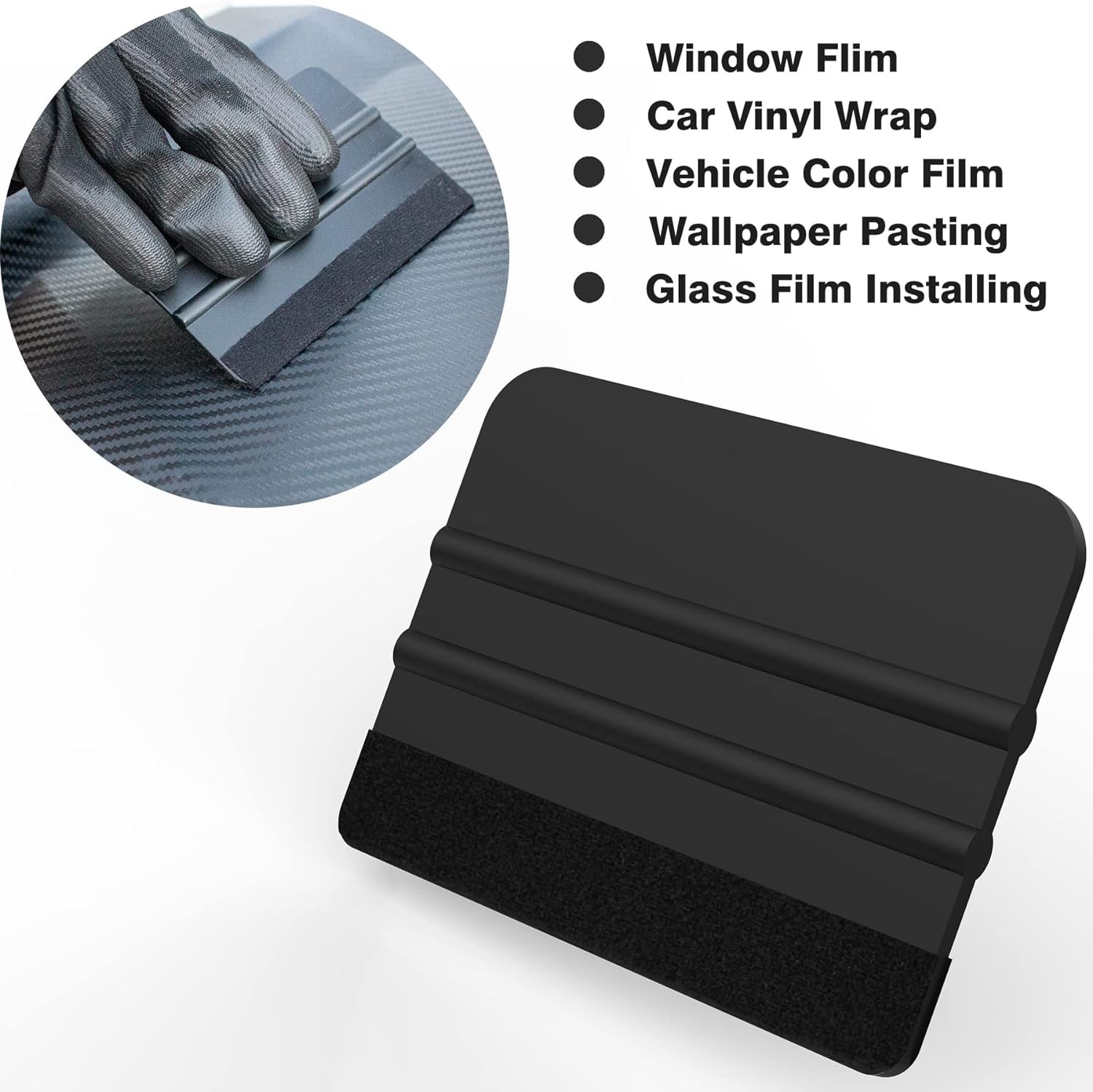 Vinyl Wrap Tool Kit Window Tint Kits for Automotive Wrap, Red